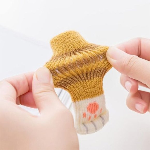 Handmade Cat Paw Socks Floor Protectors - Picture 7 of 8